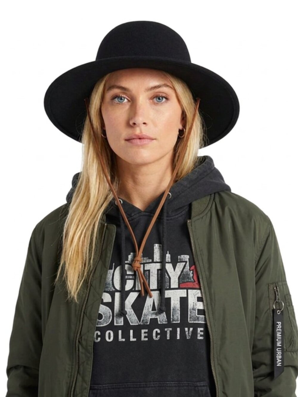 Brixton Tiller 100% Wool Unisex Hat In Black Size Large (7 1/2) Unisex